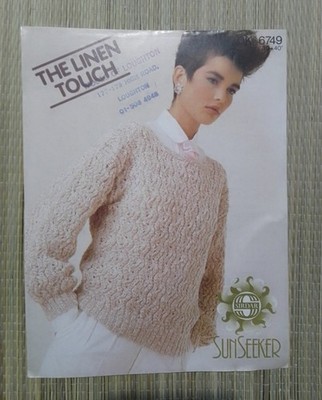 Pullover Musterheft 30 bis 40 cm doppelt gestrickt Sirdar 6749