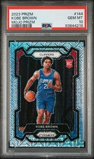 2023 Prizm Kobe Brown Rookie Mojo 12/25 PSA 10