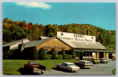 Postcard Eatons Vermont Sugar House Royalton Vermont