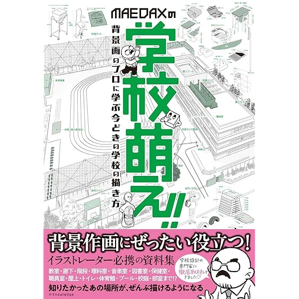 MAEDAX Moe School Material Collection Book How to Draw Background Illustrati FS