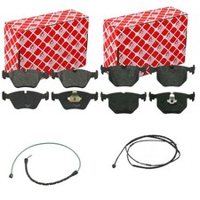 FEBI BREMSBEL�GE VORNE+HINTEN passend f�r BMW 3 E46 3 Touring E46