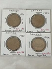 🇨🇦​ *** CANADA 1991, 1992, 1993, 1994 DOLLAR "LOONIE" SET