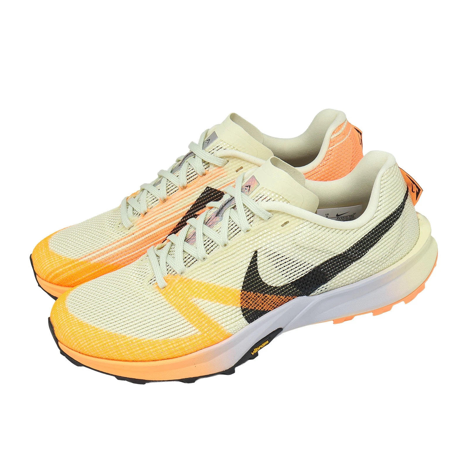 Nike Terra Kiger 10 Alabaster Black Total Orange Men Trail Running FV3929-701