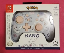 PowerA Enhanced Wireless Nano Controller for Nintendo Switch Pikachu Garden