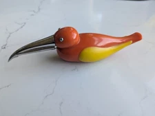  Bird Veggie Peeler Animal House Collection Orange Yellow - Boston Warehouse 