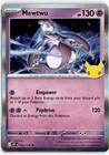 Pokemon : 30th Anniversary Mewtwo #063/128