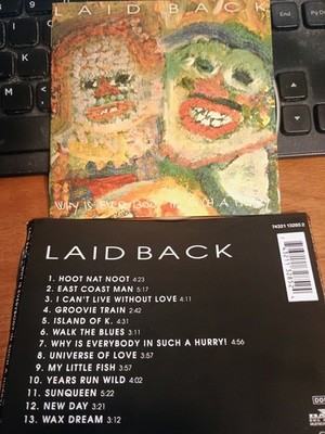 LAID BACK CD - Why Is Everybody In Such A Hurry - 1993 - ELECTRONICA / POP