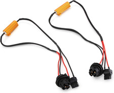 2 Pcs 7440 50W 6 Ohm Error Free Load Resistor LED Warning Light Decoder Harness