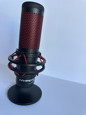 HyperX QuadCast Red LED USB Cardioid Microphone - Black As Is
