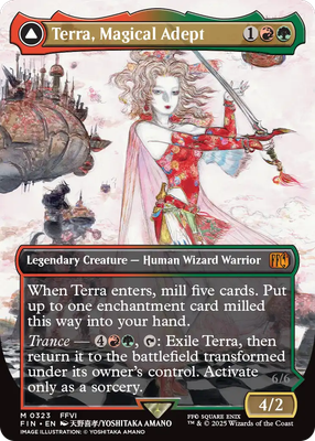 MTG Terra, Magical Adept Full Art English MTG Terra, Magical Adept Full Art English
