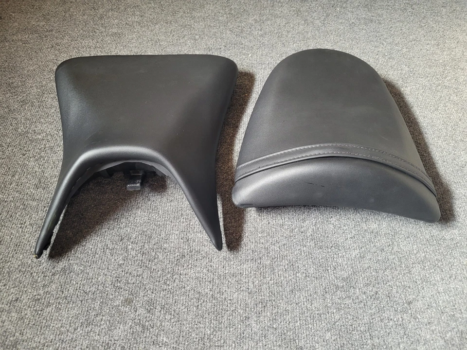 Par de asientos delanteros y traseros Kawasaki Ninja ZX6R 2003-2004 asiento de conductor y pasajero OEM Foto 3 de 4