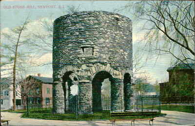 Postcard: OLD STONE MILL, NEWPORT, R..I.
