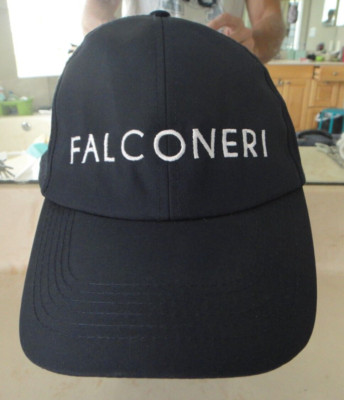 FALCONERI Embroidered Logo Blue Lightweight Adjustable Strap Hat/Cap Polyester