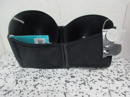 Vanity Fair Trägerloser 74380 Beauty Rücken BH Schwarz Gr. 44DD Neu!!! - Bild 2 von 2