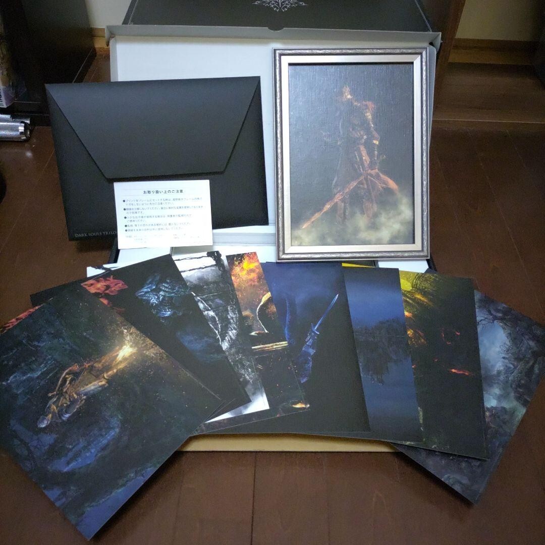 DARK SOULS TRILOGY BOX PS4 Bust up Figure Original Post Card