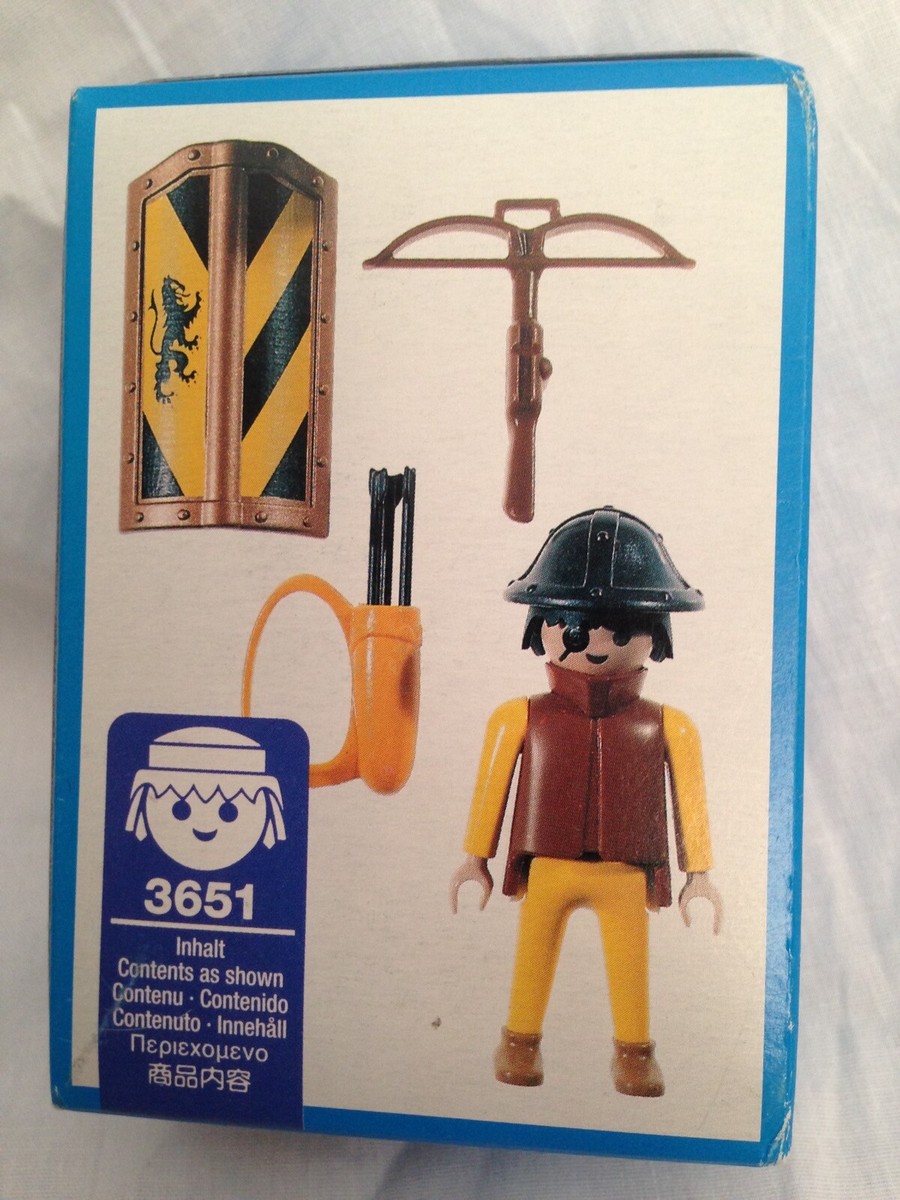 Playmobil Vintage 3651 - Bouclier D'arbalétrier Médiéval Chevalier Du Lion - Occasion