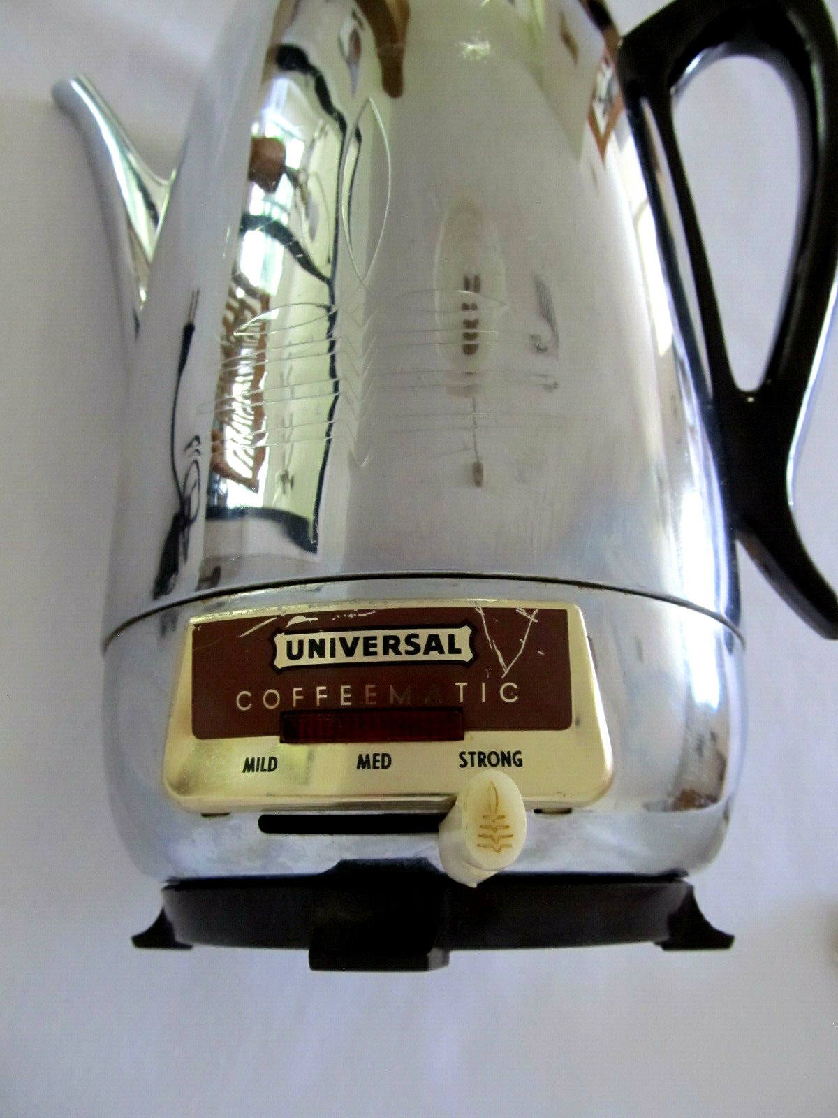 UNIVERSAL COFFEEMATIC 10 Cup Electric Percolator Model C4500 Mid Century eBay