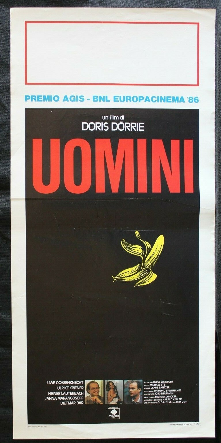 Locandina originale film Uomini (1985) - Regia di Doris Dörrie