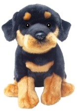 Rottweiler Puppy  Plush Soft Toy Dog Teddy. by Faithful Friends, Gift. 23cmH