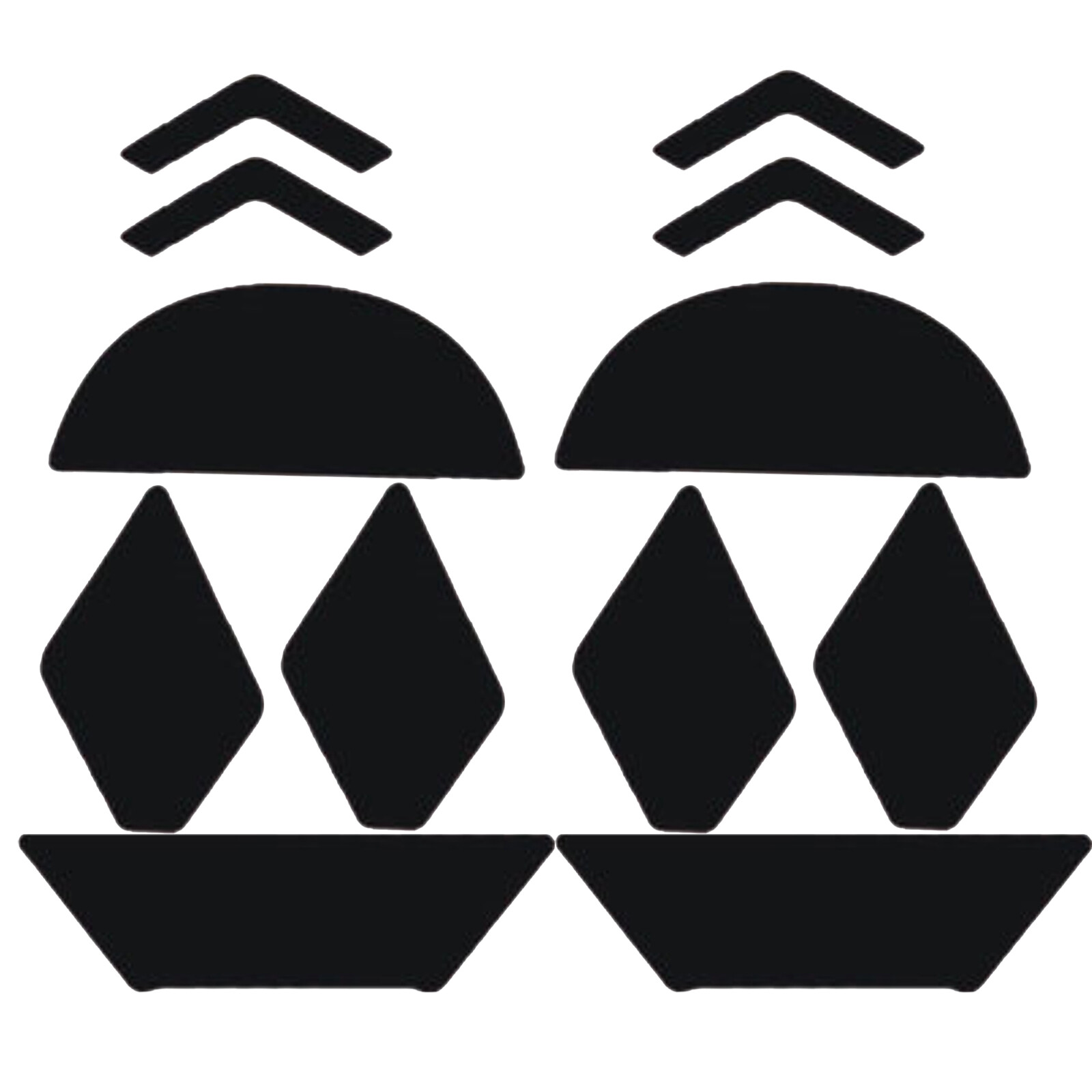 2-Pack 0.65mm Gaming Mouse Feet Skates for Logitech G900