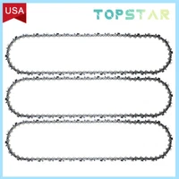3 Pack 20" Full Chisel Chainsaw Chain for Husqvarna 455 Rancher - 3/8" .050" 72