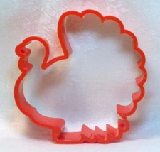Hallmark Vintage Open Cookie Cutter - Turkey Thanksgiving Farm Bird Fall Harvest