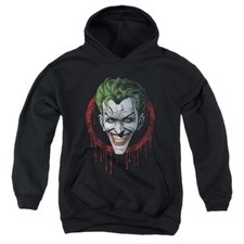 Batman Kids Hoodie Joker Drip Black Hoody