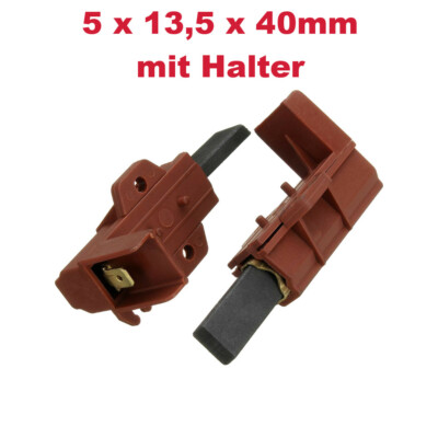 Schleifkohle Kohlebürste 6,3AMP + Halter für Waschmaschine Indesit C00273898
