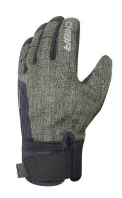 Chiba Cross Over Winter Fahrrad Handschuhe lang wasserdicht olive grün/schwarz 2