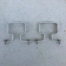 George Foreman Jr. Rotisserie White Stand Legs Feet Replacement Parts w/ Screws