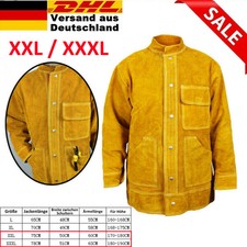 Schwei&szlig;erjacke Lederjacke Arbeitsjacke Echtes Rindsleder Schwei&szlig; Jacke Schwei&szlig;en