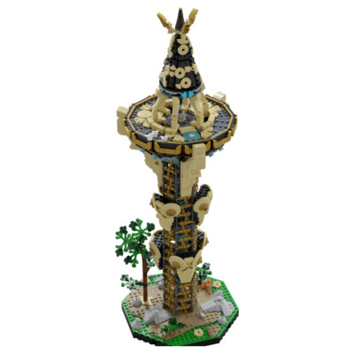 Iconic Tower Tall Structure in Game Building Toys Set 2204 Pieces New