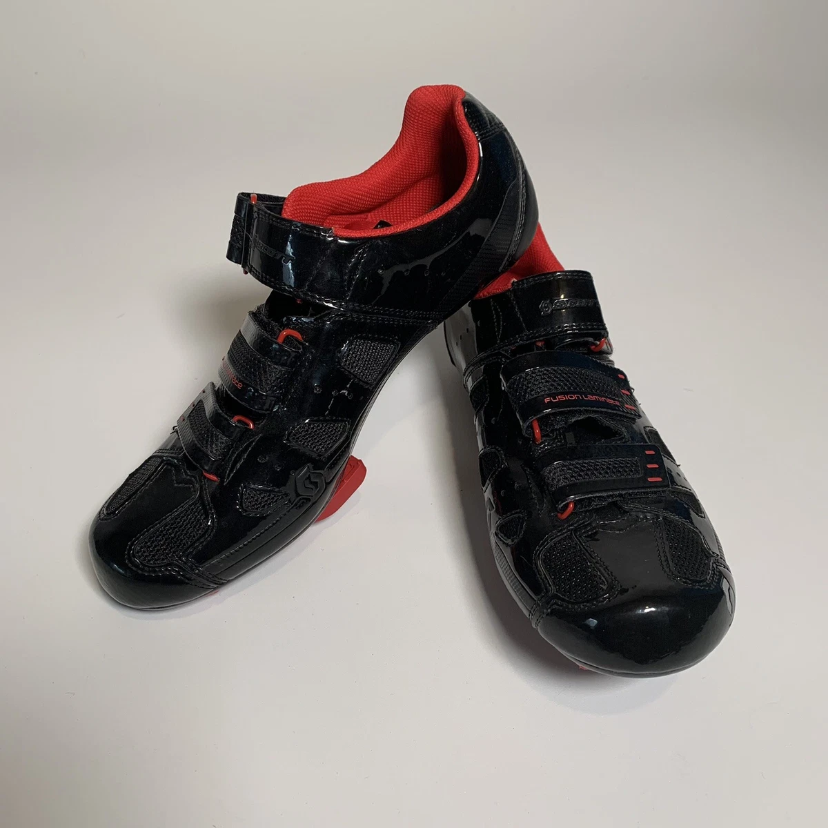 SCOTT Ergo Logic Mens Road Cycling Shoes Size 8.5 Black Carbon Sole Ultra Light