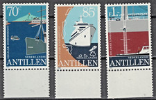 ANTILLAS HOLANDESAS: 1982 SC#472-74 MNH Varios barcos.  AP260