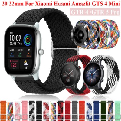 Watch Strap Band For Amazfit GTS 3 4 GTR 3 4 GTS4 Mini GTR3 Pro Nylon Bracelet