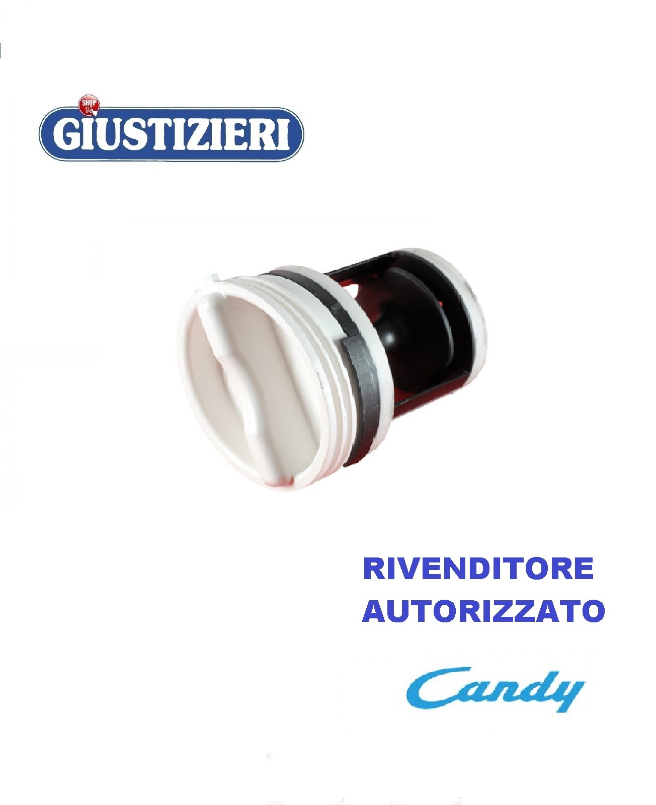 41021233 41021232 FILTRO POMPA LAVATRICE CANDY HOOVER ZEROWATT