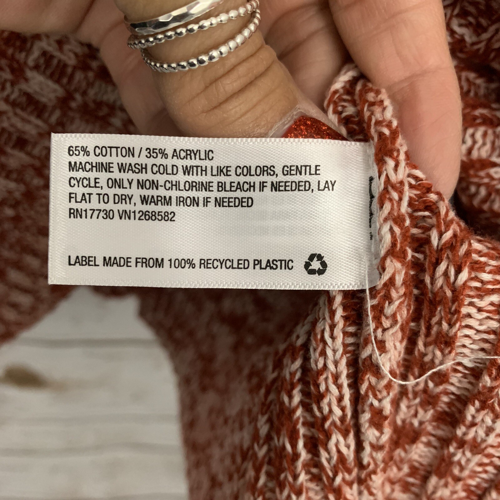 Universal Thread Heathered Cable Knit Sweater - image 5