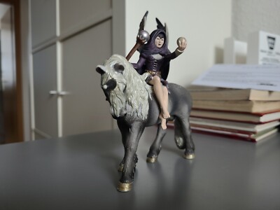 Schleich Elfen Bilara 70413 Elf Zauberin Einhorn im Damensattel