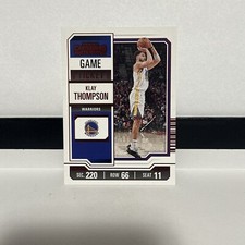2023-24 Panini Contenders Klay Thompson game ticket red variation ! 