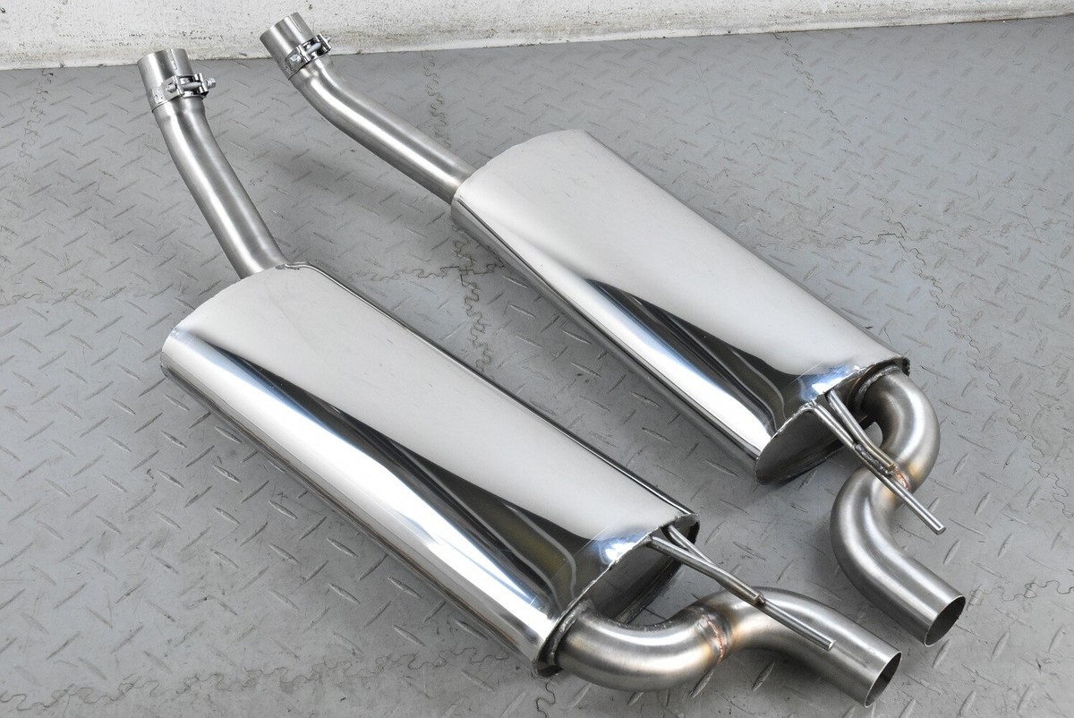 JAGUAR XJ6 XJR X300 REAR SILENCER EXHAUST BOX STAINLESS STEEL PIPE JAGUAR XJ6 XJR X300 REAR SILENCER EXHAUST BOX STAINLESS STEEL PIPE