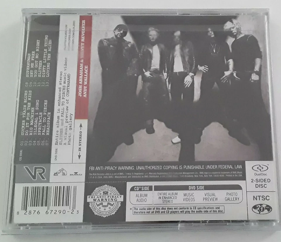 Velvet Revolver RCA Records Contraband DualDisc High Resolution Audio/Video - Image 2 of 4