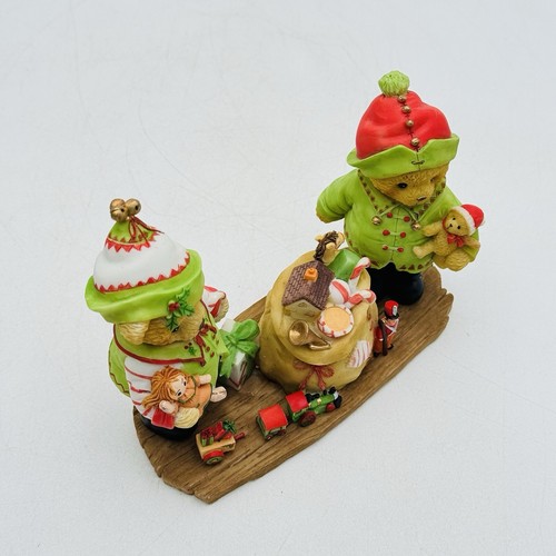 Cherished Teddies Toys & Joys For Girls And Boys Christmas Figure Stuart & Alan - Picture 5 of 21