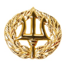 U.S. Navy Command Ashore Badge Genuine Regulation Size 1-1/2" W x 1-3/8" H