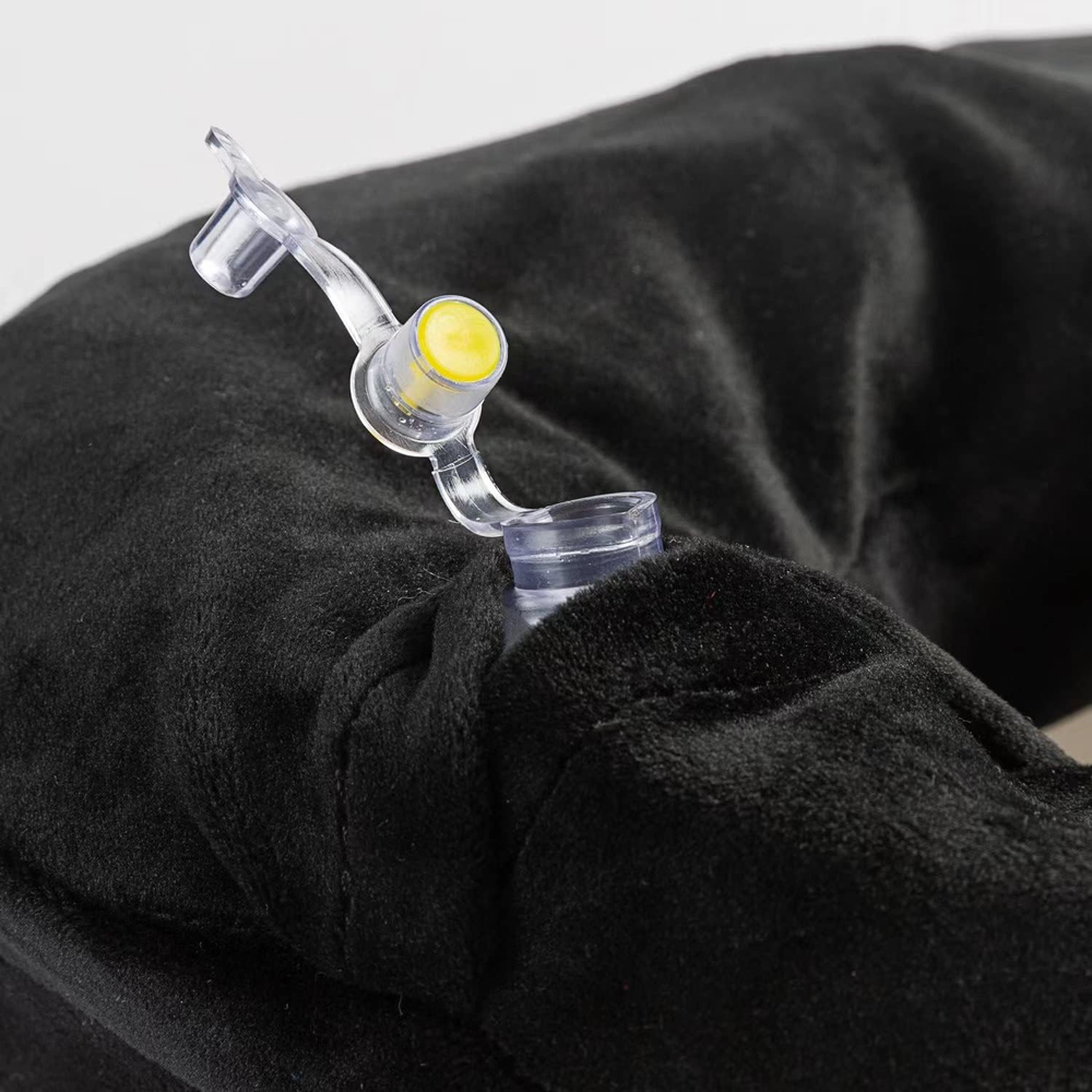 Inflatable Travel Neck Pillow for Airplanes Cars and Comfortable Support
