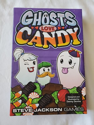 Ghosts Love Candy Game Halloween Steve Jackson Age 8+ COMPLETE 