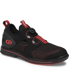 MENS DEXTER PRO BOA DEXLITE BOWLING SHOES - BLACK/RED - SIZE 10 1/2 RH BRAND NEW