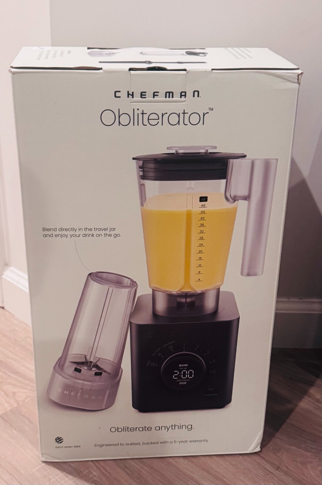 Chefman Obliterator 48 oz Countertop Blender