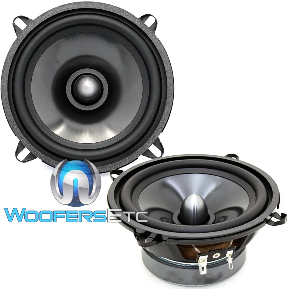 FOCAL AUDITOR RIP-130W CAR 5.25" MIDWOOFERS 4 OHM SPEAKERS & GRILL COVERS NEW - Image 2 of 4