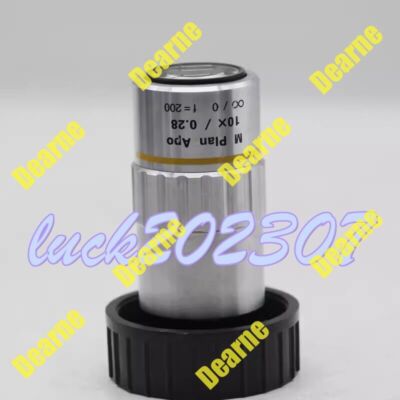 1PC used Mitutoyo M Plan Apo 10X/0.28 microscope objective #YY