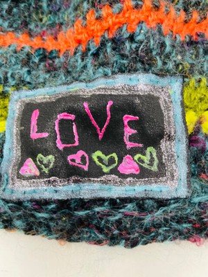 Unbranded Teal Green Yellow Wool Winter Hat Cap Unbranded Teal Green Yellow Wool Winter Hat Cap 2400-683  main image 2